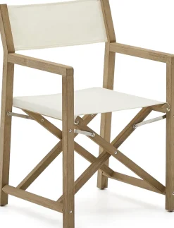Tuinstoelen-Kave Home Vilara Tuinstoel Wit