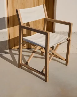 Tuinstoelen-Kave Home Vilara Tuinstoel Wit