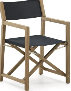 Tuinstoelen-Kave Home Vilara Tuinstoel Zwart