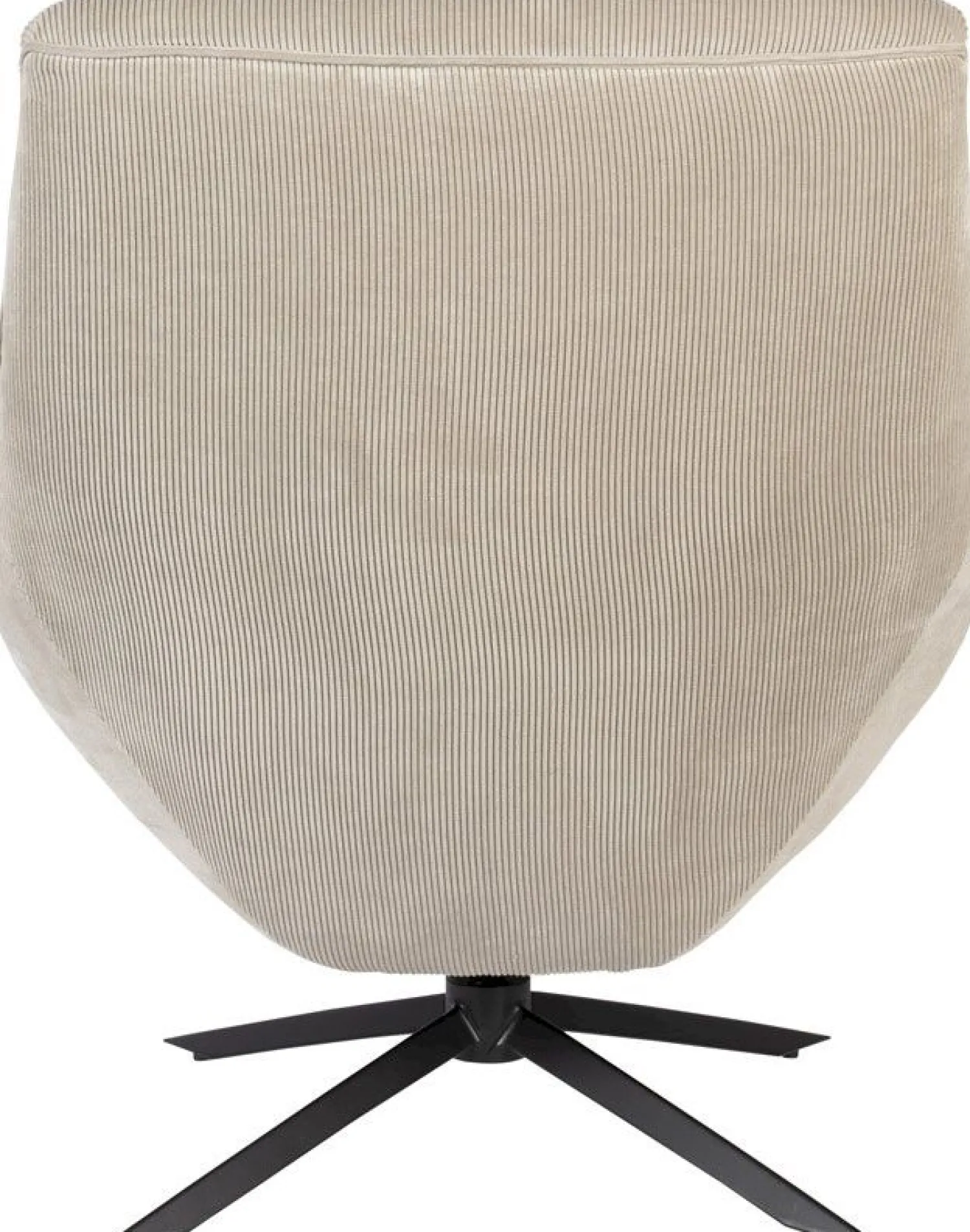 Draaifauteuils-Dutchbone Vince Fauteuil Beige