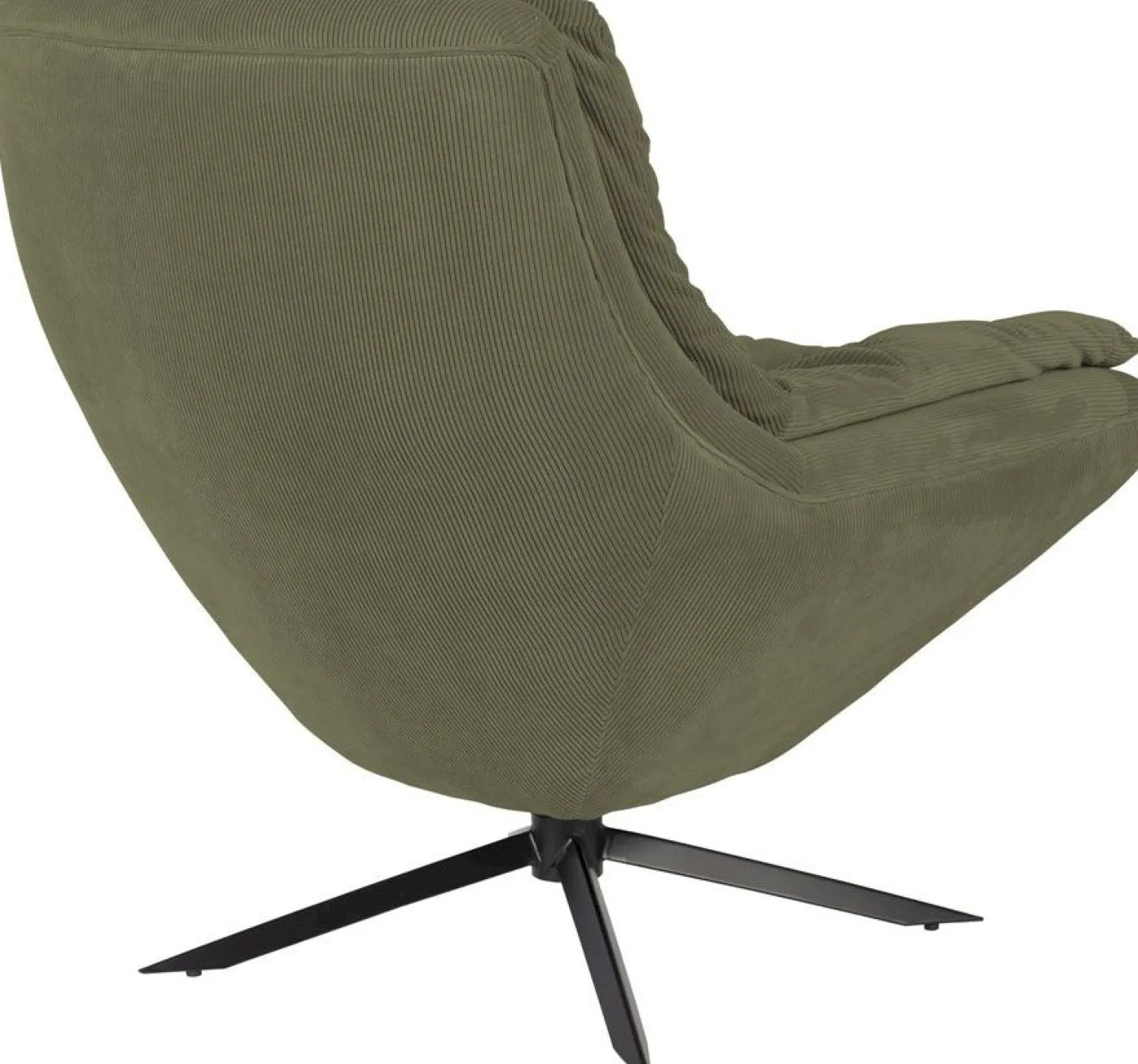 Draaifauteuils-Dutchbone Vince Fauteuil Green