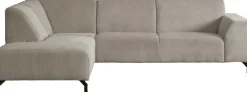 Hoekbanken-Eijerkamp Collectie Vince Links Hoekbank Shitake / Beige