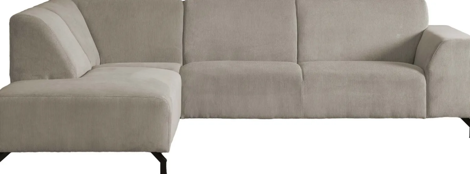 Hoekbanken-Eijerkamp Collectie Vince Links Hoekbank Shitake / Beige