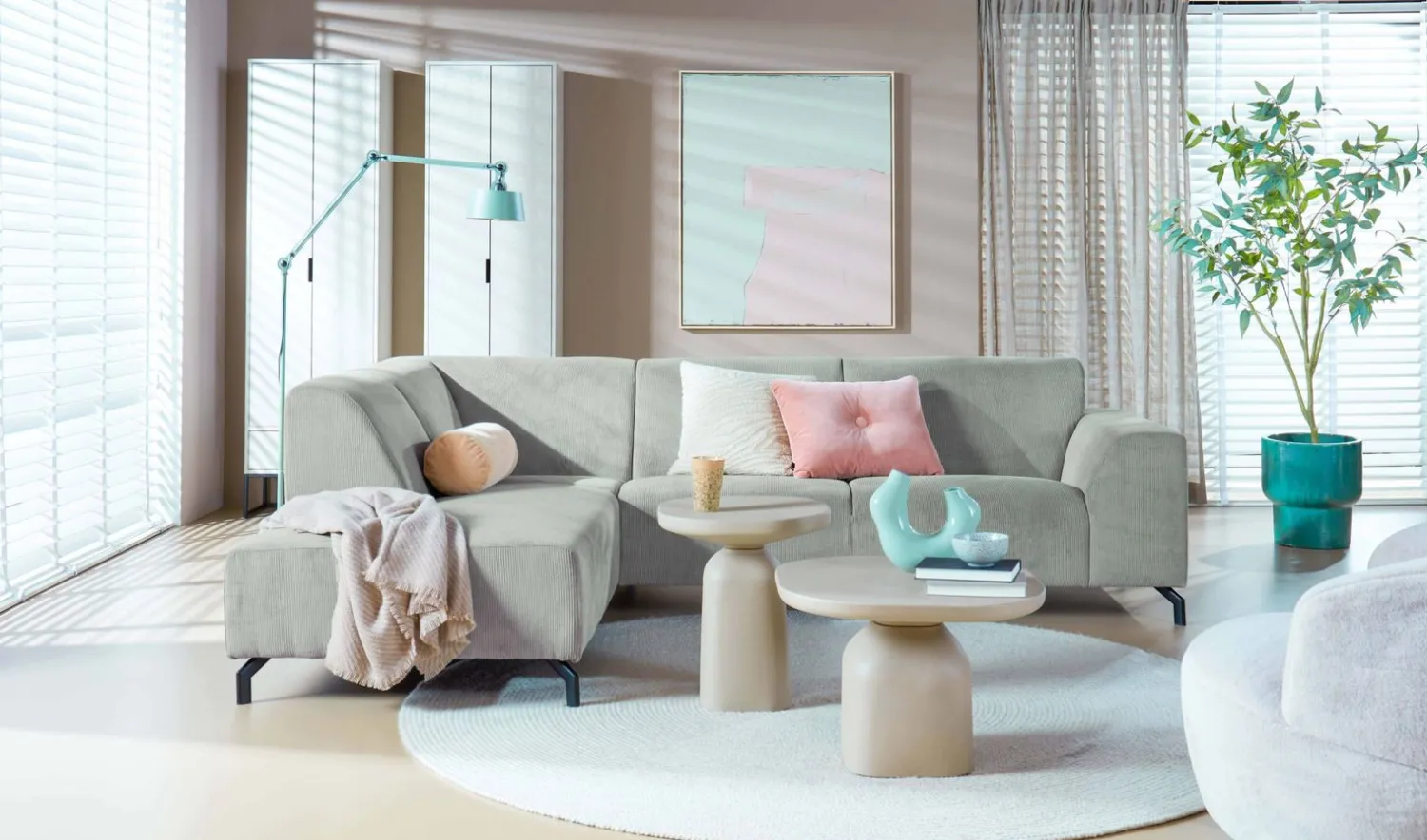 Hoekbanken-Eijerkamp Collectie Vince Links Hoekbank Thyme