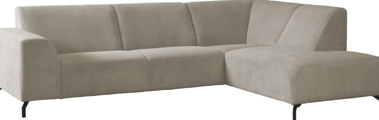 Hoekbanken-Eijerkamp Collectie Vince Rechts Hoekbank Shitake / Beige