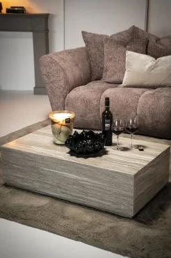 Marmeren Salontafels-Eleonora Vince Salontafel Beige, Wit