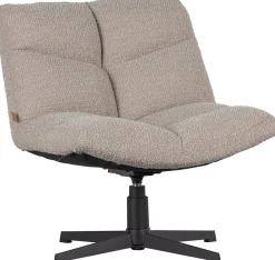 Draaifauteuils-WOOOD Vinny Draaifauteuil Sand