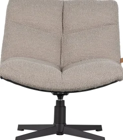 Draaifauteuils-WOOOD Vinny Draaifauteuil Sand