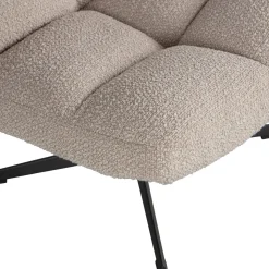 Draaifauteuils-WOOOD Vinny Draaifauteuil Sand
