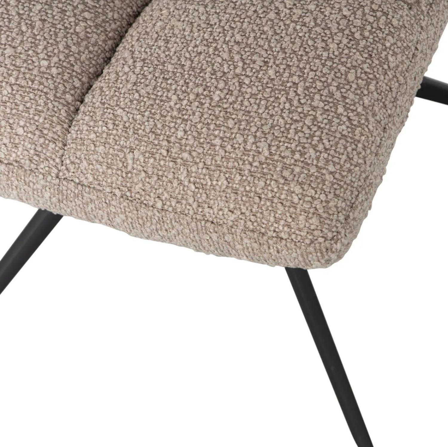 Draaibare Eetkamerstoelen|Eetkamerstoelen Zonder Armleuning-WOOOD Vinny Eetkamerstoel Sand