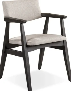 Design Stoelen|Eetkamerstoelen Met Armleuning-Hofstede Raanhuis Vintage Eetkamerstoel Champagne