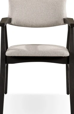 Design Stoelen|Eetkamerstoelen Met Armleuning-Hofstede Raanhuis Vintage Eetkamerstoel Champagne
