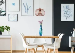 Hanglampen|Hanglampen-Lucide Vinti Hanglamp Koper, Zwart