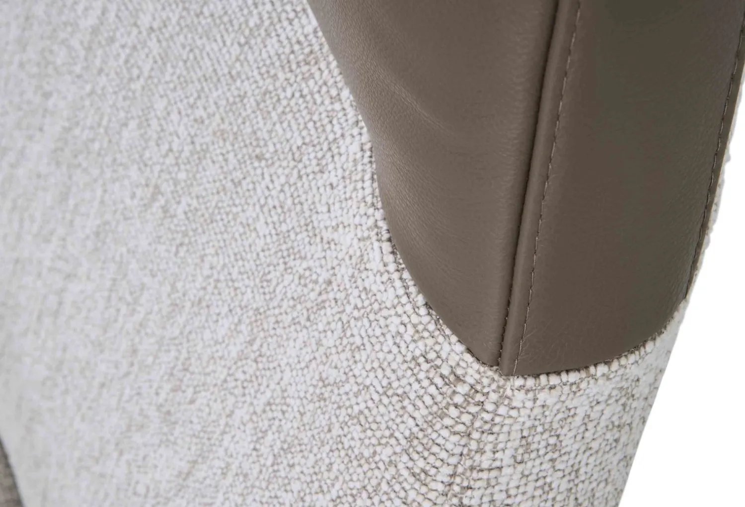 Leren Fauteuils|Draaifauteuils-Montèl Vision Fauteuil Stone, Linen