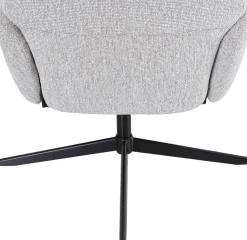 Leren Fauteuils|Draaifauteuils-Montèl Vision Fauteuil Stone, Linen