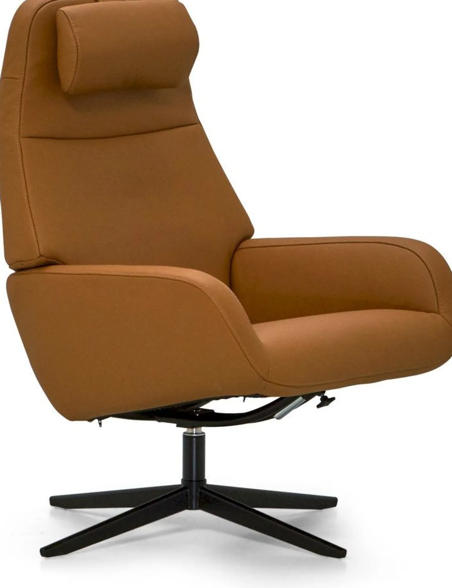 Leren Fauteuils|Draaifauteuils-Montèl Vision XL Draaifauteuil Gold