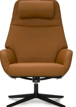 Leren Fauteuils|Draaifauteuils-Montèl Vision XL Draaifauteuil Gold