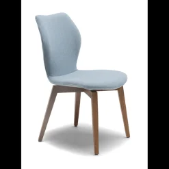 Eetkamerstoelen Zonder Armleuning-Havee Vista Eetkamerstoel Lichtblauw