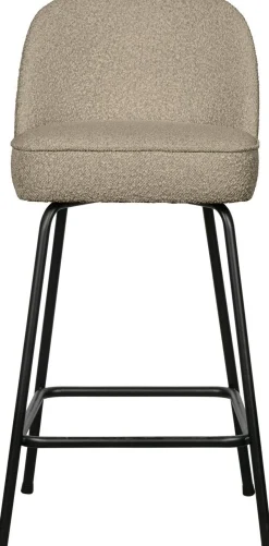 Stoffen Barkrukken-WOOOD Vogue Barstoel Beige