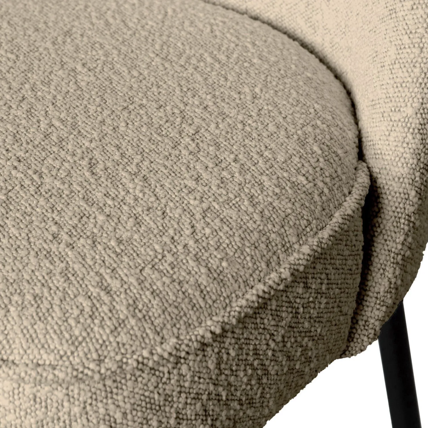 Stoffen Eetkamerbanken-WOOOD Vogue Eetkamerbank Beige