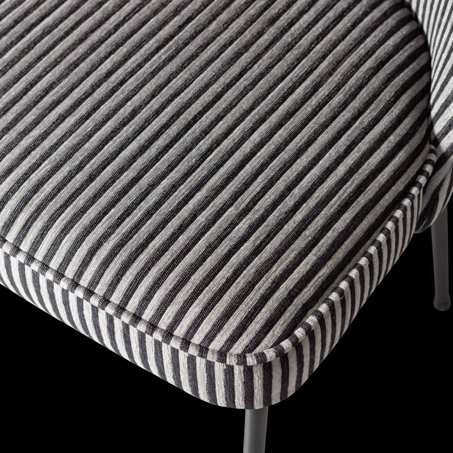 Eetkamerstoelen Zonder Armleuning-WOOOD Vogue Eetkamerstoel Black, Grey