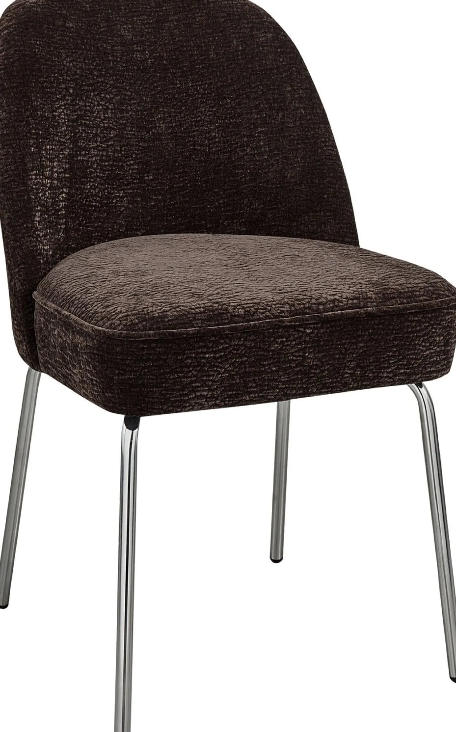 Eetkamerstoelen Zonder Armleuning-WOOOD Vogue Eetkamerstoel Dark Brown