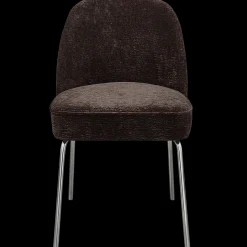 Eetkamerstoelen Zonder Armleuning-WOOOD Vogue Eetkamerstoel Dark Brown