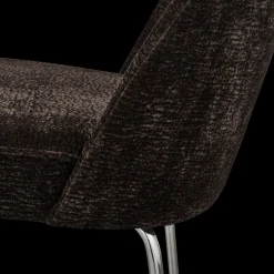 Eetkamerstoelen Zonder Armleuning-WOOOD Vogue Eetkamerstoel Dark Brown