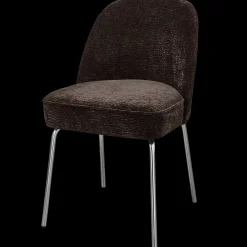 Eetkamerstoelen Zonder Armleuning-WOOOD Vogue Eetkamerstoel Dark Brown