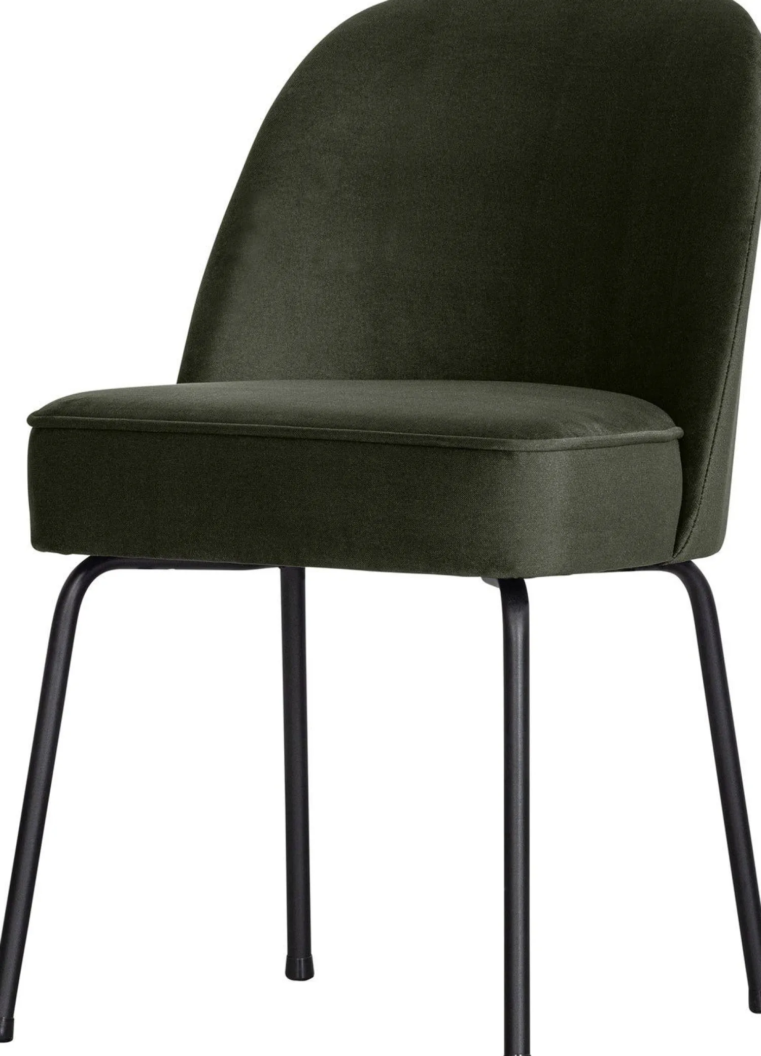 Eetkamerstoelen Zonder Armleuning-WOOOD Vogue Eetkamerstoel Dark Green