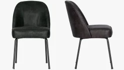 Eetkamerstoelen Zonder Armleuning-WOOOD Vogue Eetkamerstoel Zwart