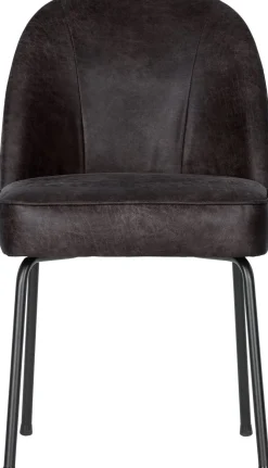Eetkamerstoelen Zonder Armleuning-WOOOD Vogue Eetkamerstoel Zwart