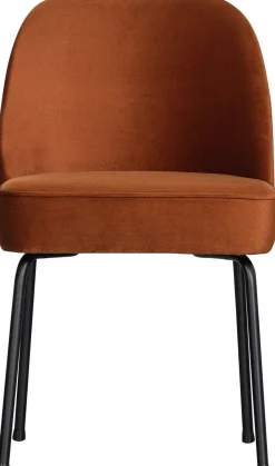 Eetkamerstoelen Zonder Armleuning-WOOOD Vogue Eetkamerstoel Rust