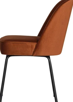 Eetkamerstoelen Zonder Armleuning-WOOOD Vogue Eetkamerstoel Rust