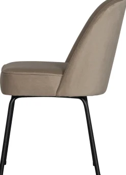 Eetkamerstoelen Zonder Armleuning-WOOOD Vogue Eetkamerstoel Khaki
