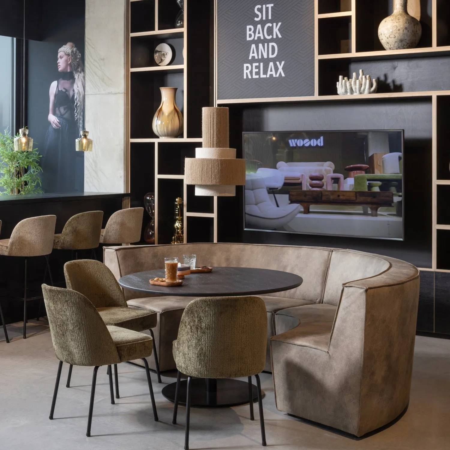 Eetkamerstoelen Zonder Armleuning-WOOOD Vogue Eetkamerstoel Bonsai