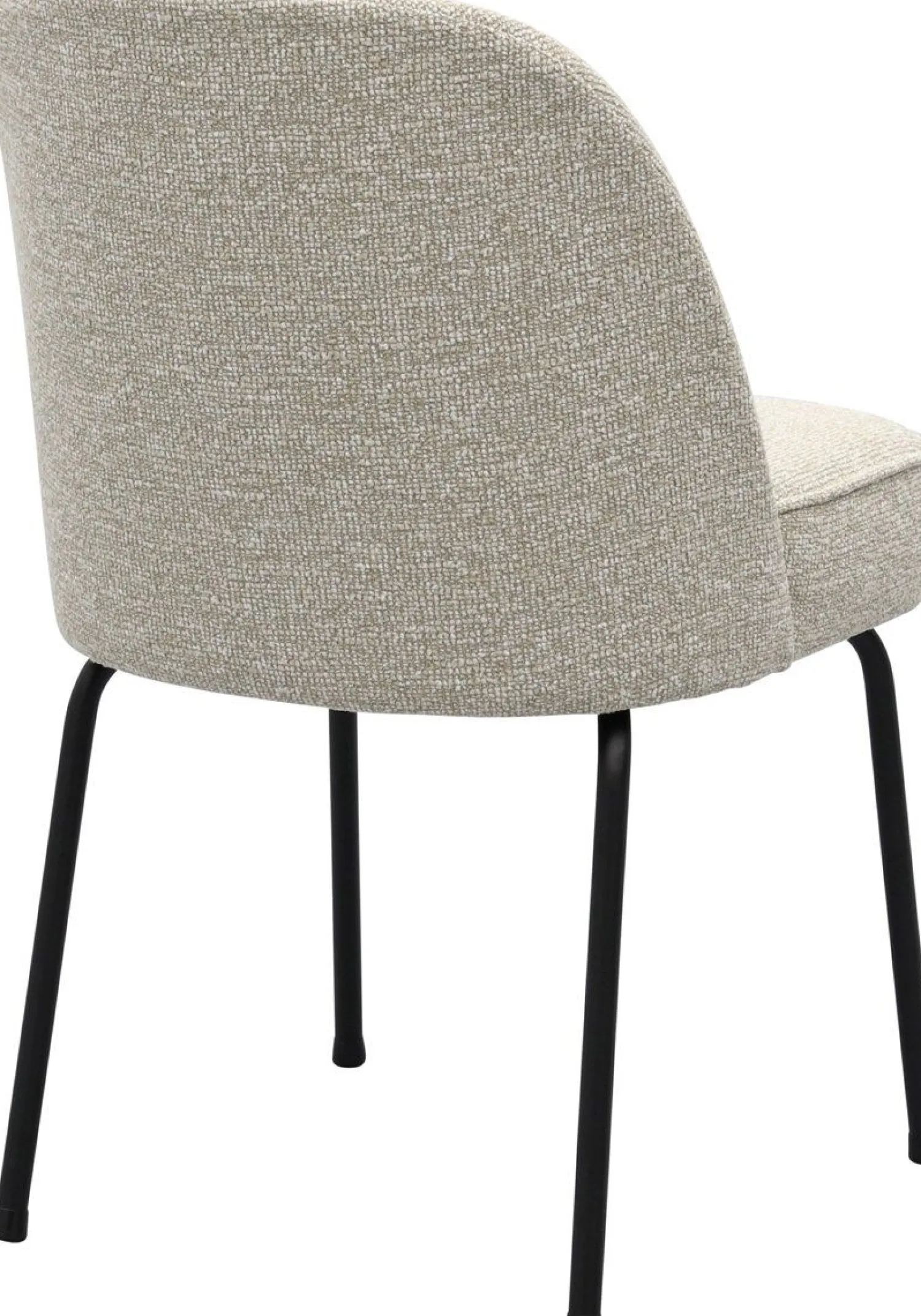 Eetkamerstoelen Zonder Armleuning-Trendhopper Vogue Eetkamerstoel Beige Melange