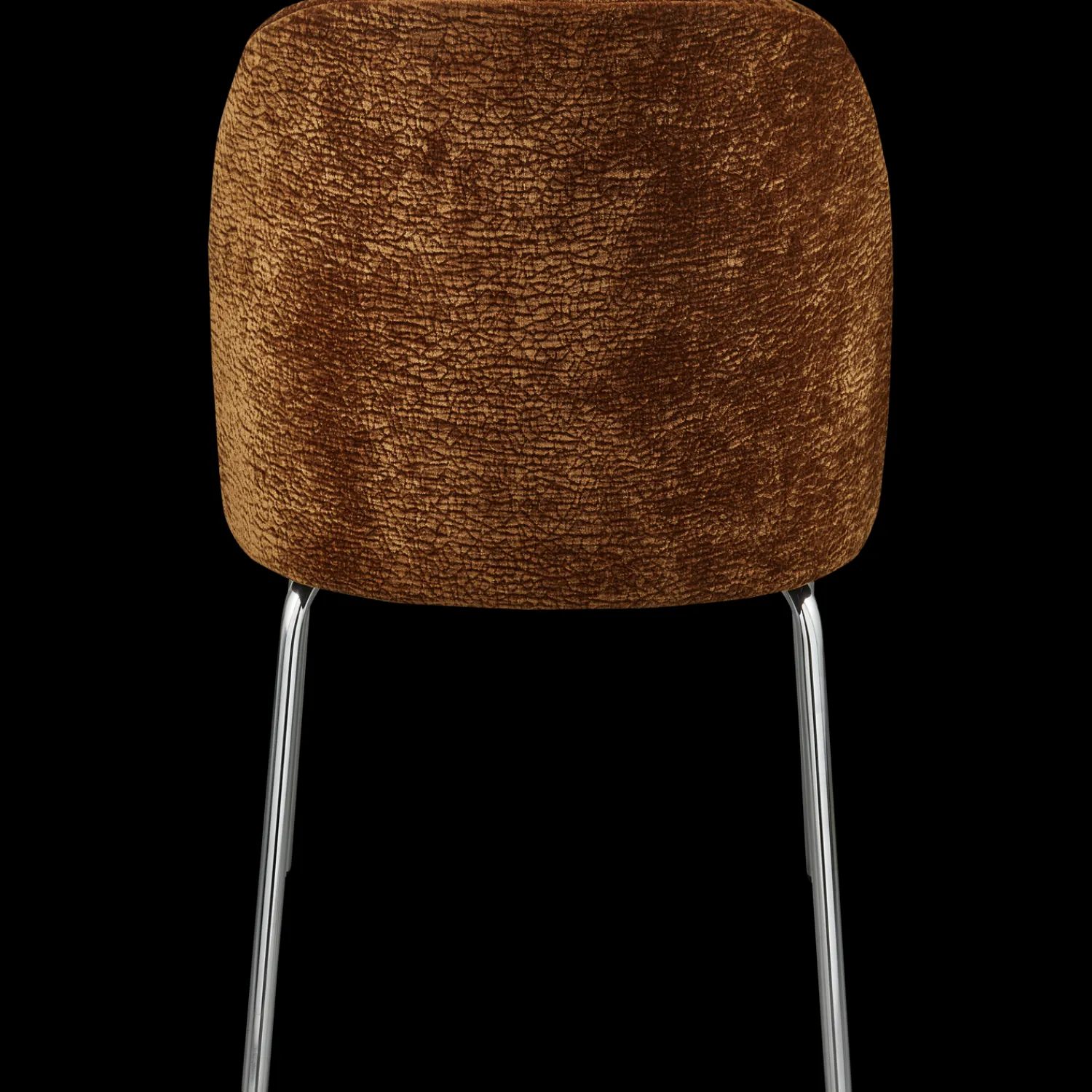 Eetkamerstoelen Zonder Armleuning-WOOOD Vogue Eetkamerstoel Mid Brown