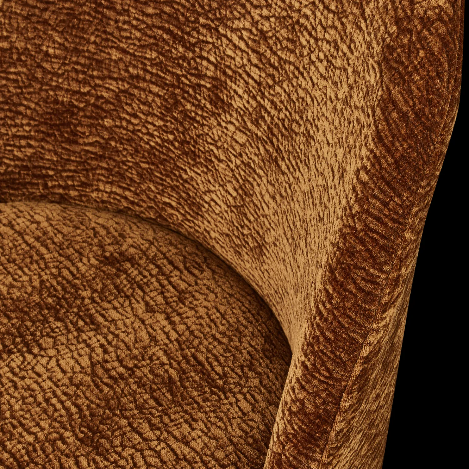 Eetkamerstoelen Zonder Armleuning-WOOOD Vogue Eetkamerstoel Mid Brown