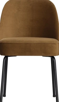 Eetkamerstoelen Zonder Armleuning-WOOOD Vogue Eetkamerstoel Honey Yellow