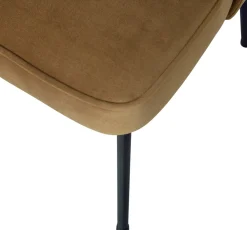 Eetkamerstoelen Zonder Armleuning-WOOOD Vogue Eetkamerstoel Honey Yellow