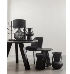 Eetkamerstoelen Zonder Armleuning-WOOOD Vogue Eetkamerstoel Zwart