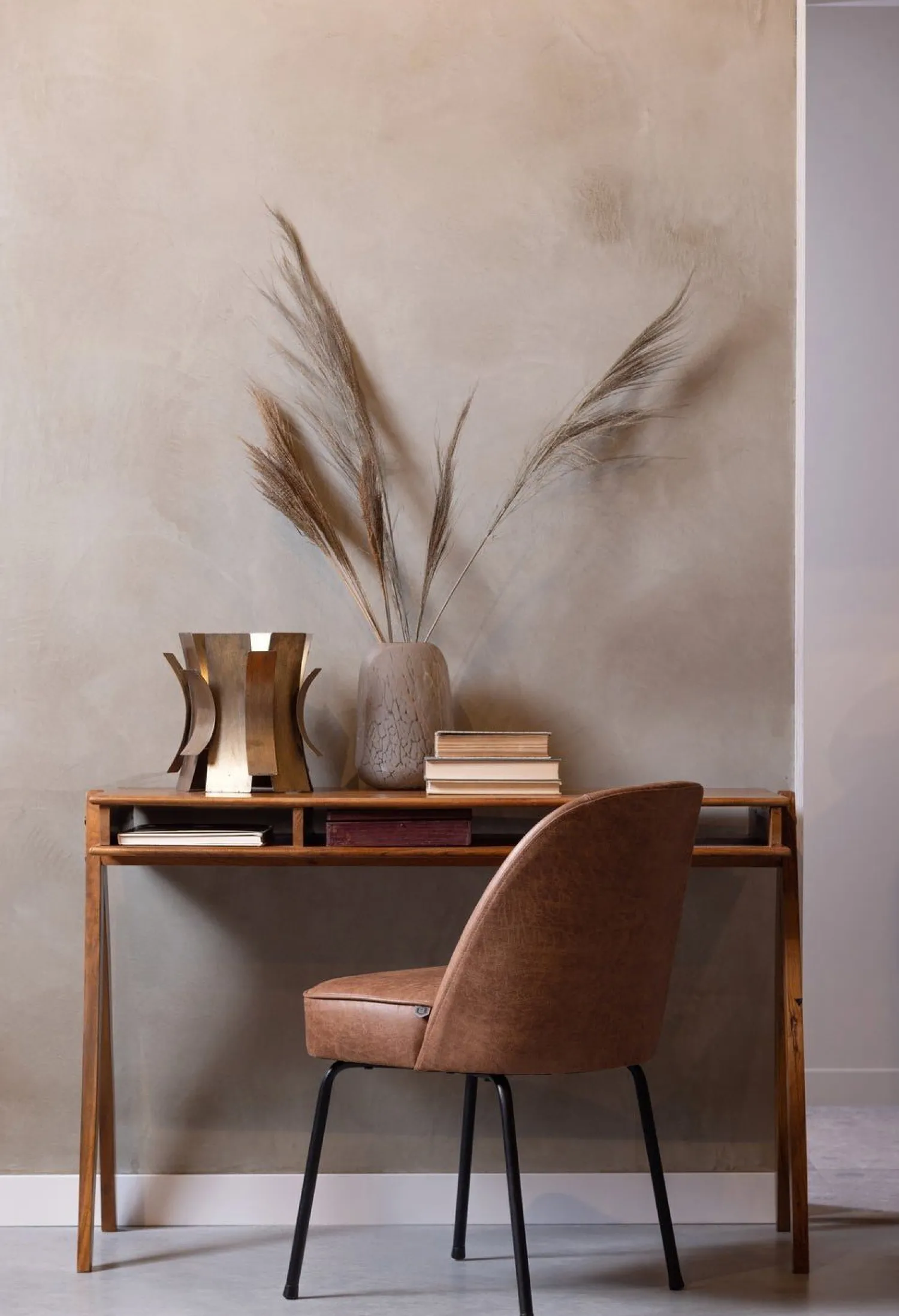 Eetkamerstoelen Zonder Armleuning-WOOOD Vogue Eetkamerstoel Cognac