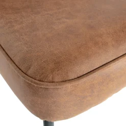 Eetkamerstoelen Zonder Armleuning-WOOOD Vogue Eetkamerstoel Cognac