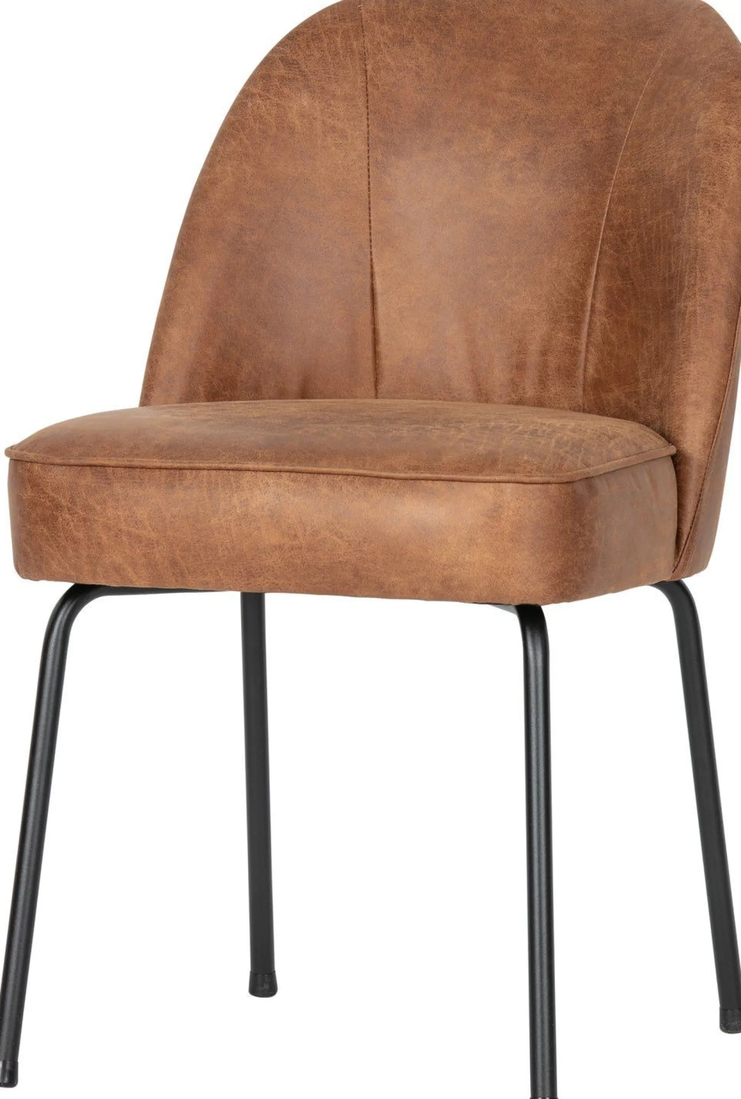 Eetkamerstoelen Zonder Armleuning-WOOOD Vogue Eetkamerstoel Cognac