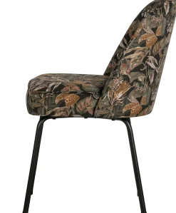 Eetkamerstoelen Zonder Armleuning-WOOOD Vogue Eetkamerstoel Bouquet Black
