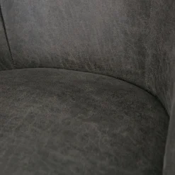 Leren Fauteuils-WOOOD Vogue Fauteuil zwart