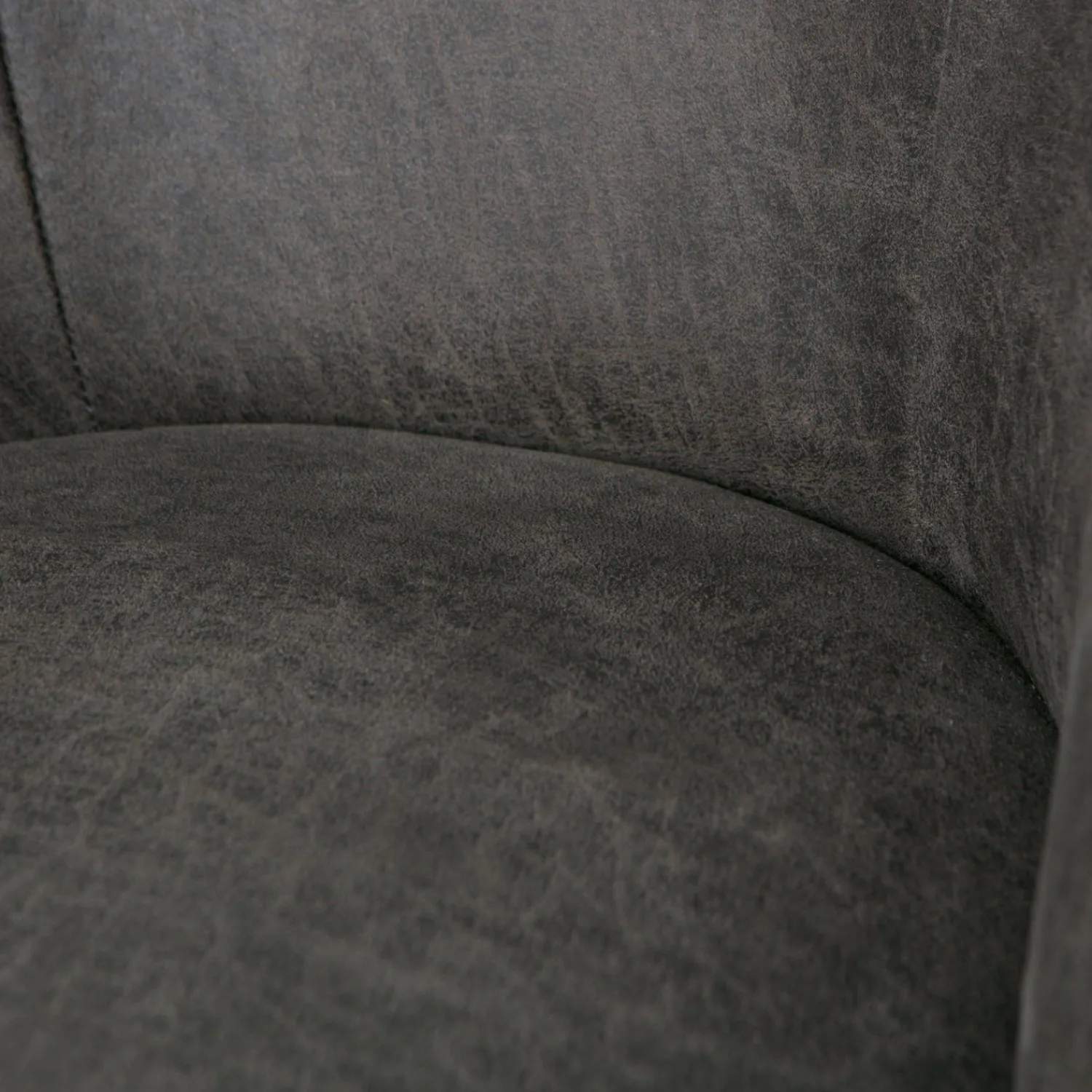 Leren Fauteuils-WOOOD Vogue Fauteuil zwart