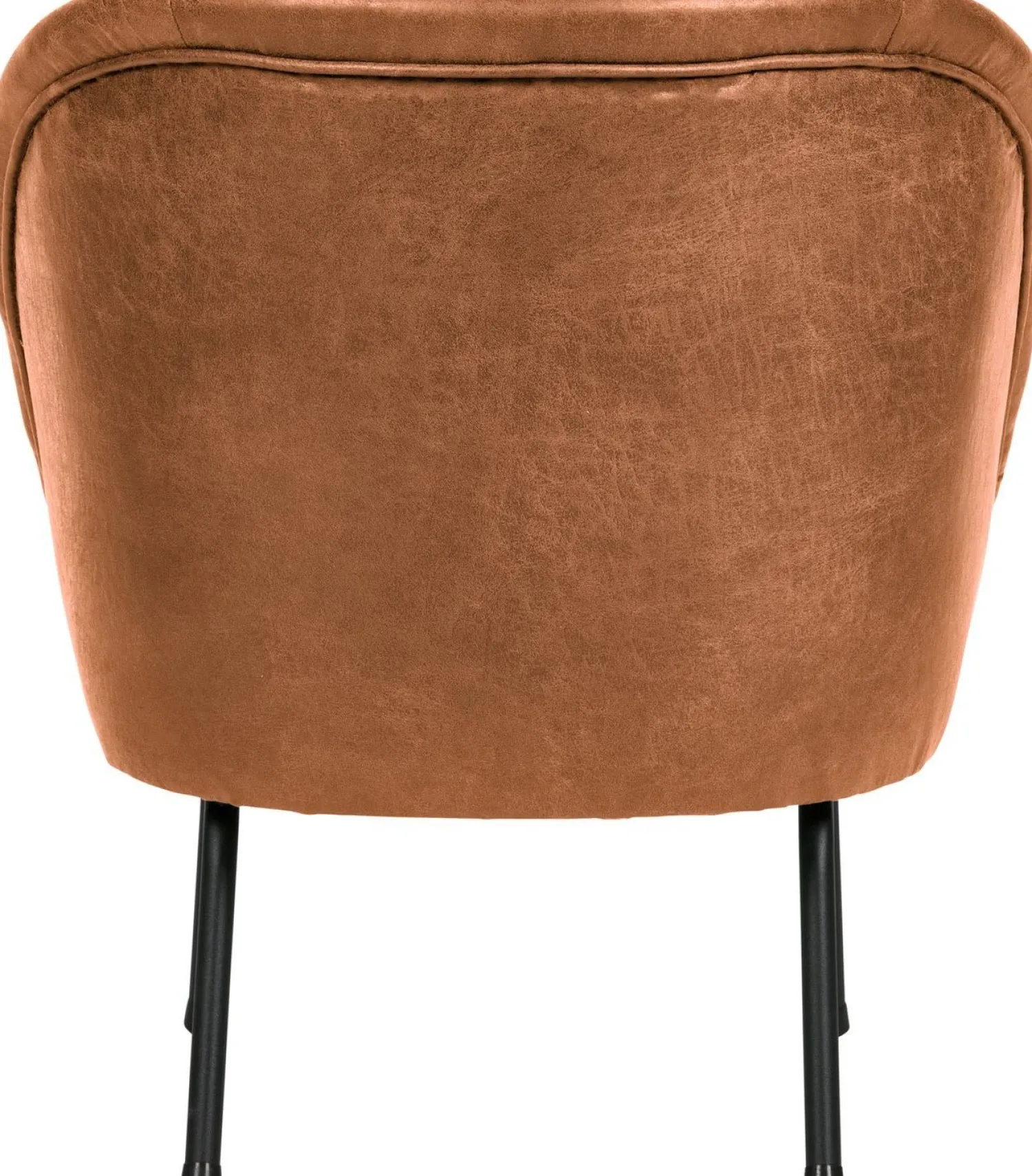 Leren Fauteuils-WOOOD Vogue Fauteuil cognac
