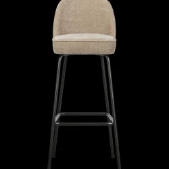 Stoffen Barkrukken-WOOOD Vogue Hoog Barstoel Sand